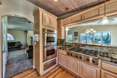 The chef of the group won't miss a beat in this kitchen