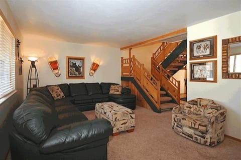 Cozy living room from entry