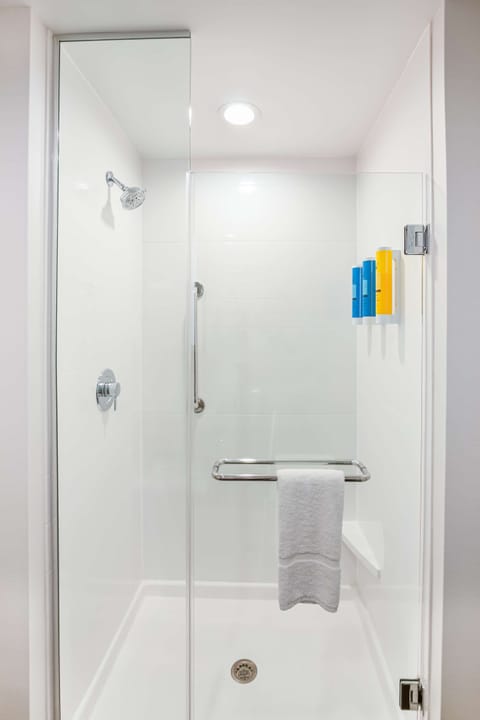 Room, 2 Queen Beds | Bathroom shower