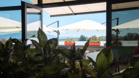 Breakfast, lunch, dinner served; Mediterranean cuisine, alfresco dining 