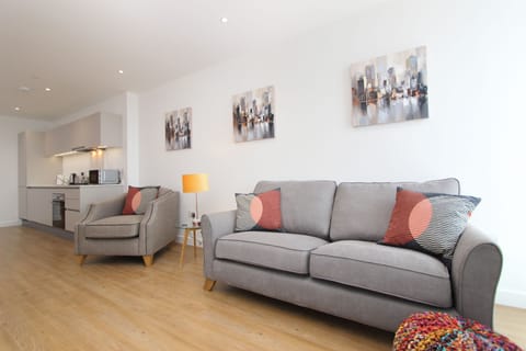 Apartment, 2 Bedrooms (Sleeps 4) | Living area | Flat-screen TV