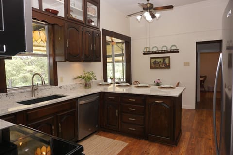 Open kitchen with dishwasher