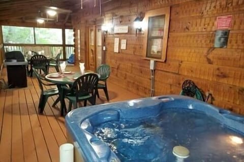 Enjoy the hot tub on our main deck
