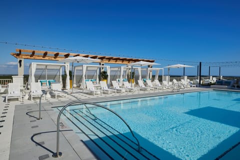 Outdoor pool, cabanas (surcharge), sun loungers