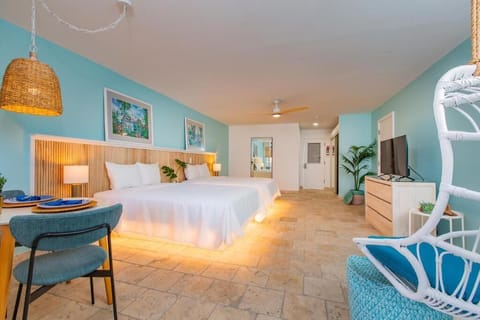 Deluxe Room, 2 Queen Beds, Balcony, Oceanfront | Pillowtop beds, in-room safe, desk, blackout drapes