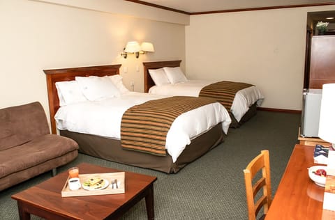 Junior Suite, 2 Queen Beds | Desk, blackout drapes, free WiFi