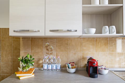 Apartment, 2 Bedrooms | Private kitchen | Full-size fridge, oven, stovetop, electric kettle