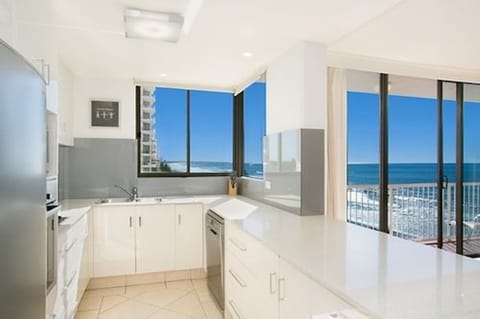 Two Bedroom Apartment - Ocean Views | Private kitchen | Full-size fridge, microwave, stovetop, coffee/tea maker