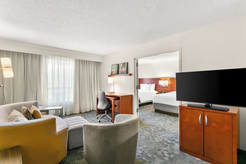 Superior Suite, 2 Queen Beds (One Bedroom) | Premium bedding, desk, laptop workspace, blackout drapes