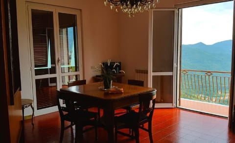 The table in the living room