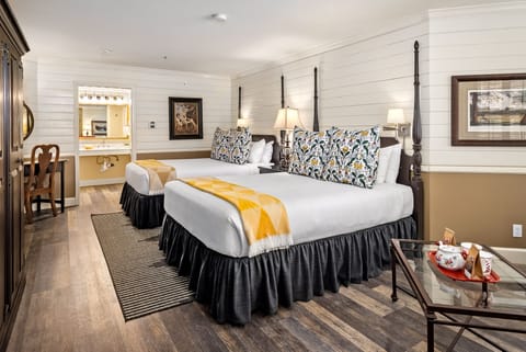 Deluxe Room, 2 Queen Beds (Main Inn) | Egyptian cotton sheets, premium bedding, pillowtop beds