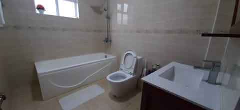 Apartment, 4 Bedrooms | Bathroom | Free toiletries, slippers, towels