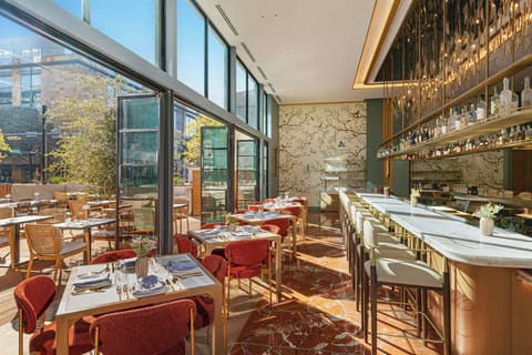 Breakfast, lunch and dinner served