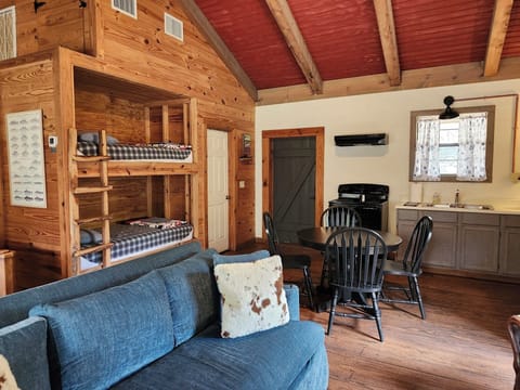 The bunk beds are a favorite of kids of all ages