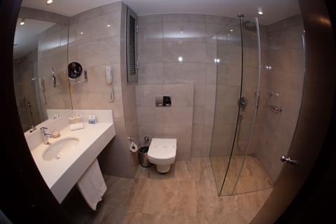 Deluxe Single Room | Bathroom | Combined shower/tub, free toiletries, hair dryer, slippers