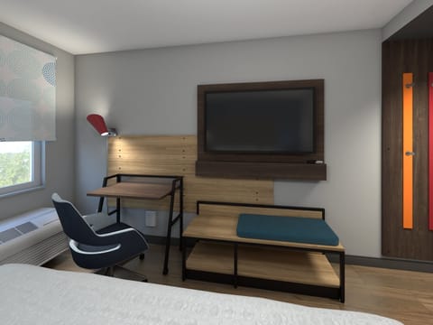 Room, 1 King Bed | Television