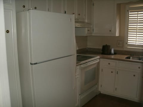 Fridge, microwave, coffee/tea maker