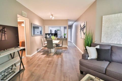 Living room with HDTV