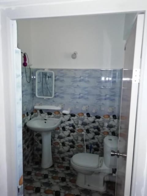 Deluxe Double Room (AC) | Bathroom | Shower, rainfall showerhead, free toiletries, hair dryer