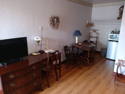 Napoleon Room (Pet Friendly) | Living area | Flat-screen TV