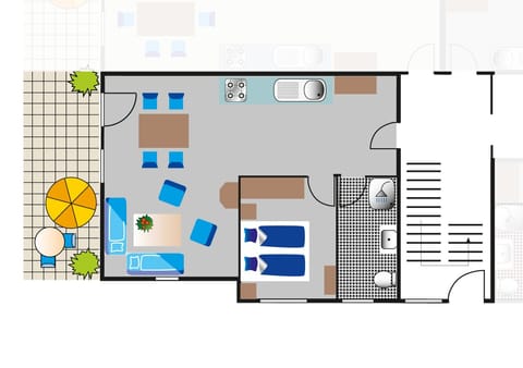 2-room apartment with balcony at Claassee | Floor plan