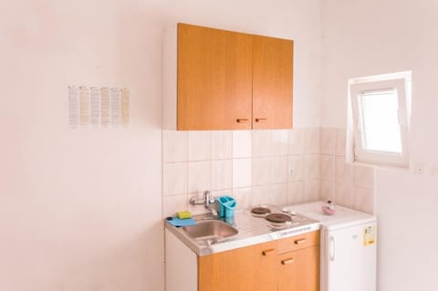 Apartment, 1 Bedroom, Terrace, Sea View | Private kitchenette | Fridge, electric kettle