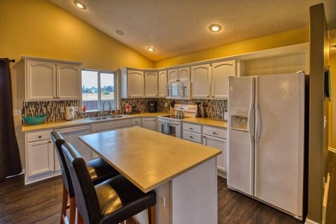 Kitchen with island seating