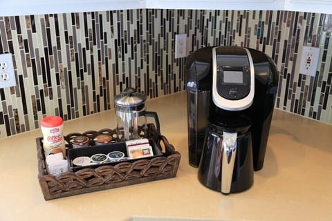 Keurig with coffee provided