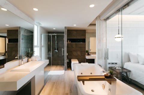 Sensory Suite (24 Hours Use of Room) | Bathroom | Separate tub and shower, deep soaking tub, rainfall showerhead