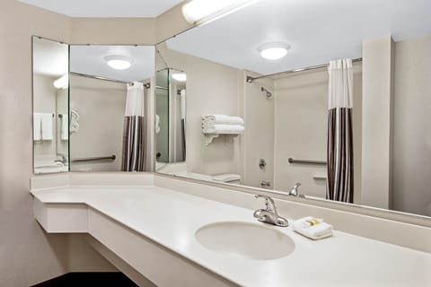 Suite, 1 Bedroom, Non Smoking (1 King Bed) | Bathroom | Combined shower/tub, free toiletries, hair dryer, towels