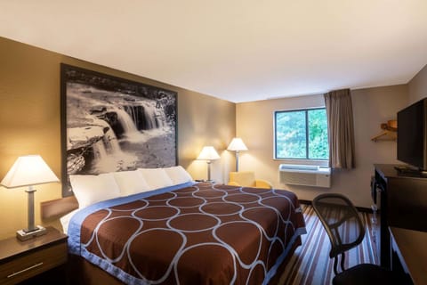Room, 1 King Bed | Premium bedding, in-room safe, individually furnished, desk