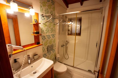 Family Quadruple Room | Bathroom | Shower, rainfall showerhead, free toiletries, hair dryer