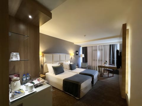 Deluxe Room | Minibar, in-room safe, desk, laptop workspace