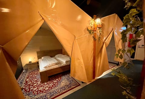 Standard Tent (Private) | Premium bedding, free WiFi, bed sheets