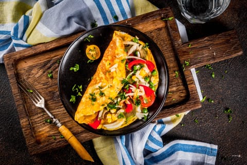 Daily cooked-to-order breakfast for a fee