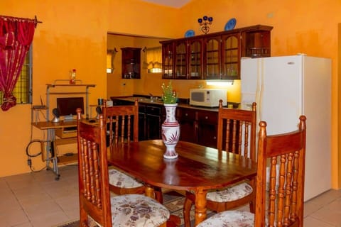 Dinning area and kitchen