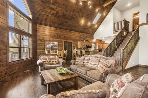 Spacious, comfy living room