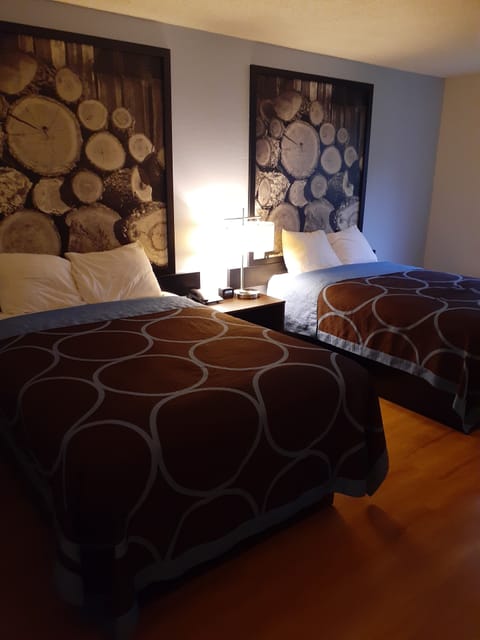 Room, 2 Double Beds, Non Smoking | Desk, iron/ironing board, free WiFi, bed sheets