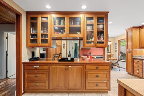 A well-stocked kitchen for cooking fun.