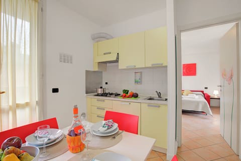 Kitchen and dining area