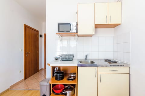 Apartment (Studio With Balcony) | Private kitchenette | Fridge, electric kettle