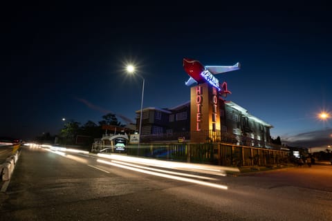 Front of property - evening/night