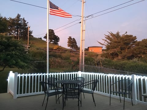 Front yard, front deck