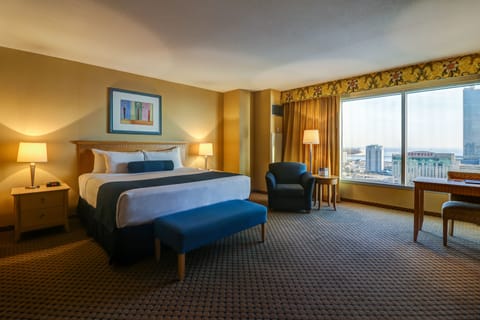 Premier Room, 1 King Bed (Rendezvous Tower) | Premium bedding, in-room safe, desk, blackout drapes