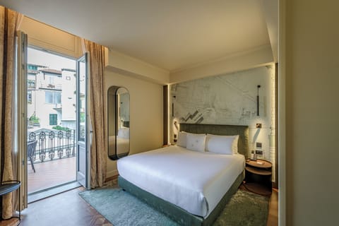 Premium Double Room, Terrace | Egyptian cotton sheets, premium bedding, down comforters, pillowtop beds