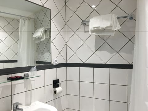 Superior Double Room (with Shower) | Bathroom | Free toiletries, hair dryer, towels