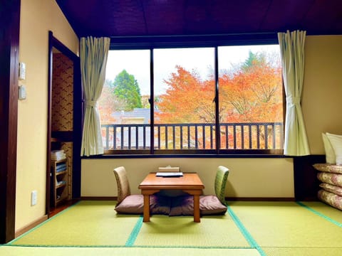 Japanese Style Room, Non Smoking, Garden View (with shower and toilet) | Free WiFi, bed sheets