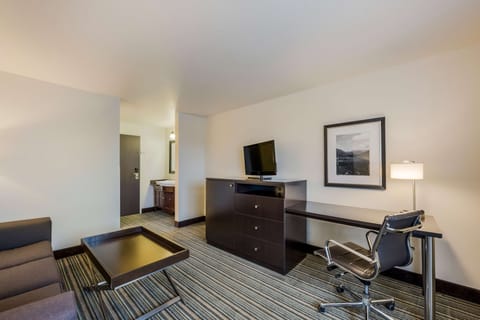 Suite, 1 King Bed, Non Smoking (Living Room;with Sofabed) | In-room safe, desk, laptop workspace, iron/ironing board