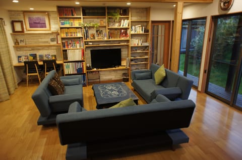Private Vacation Home | Living area | Flat-screen TV, toys, books