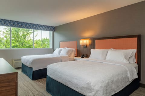 Room, 2 Queen Beds, Accessible (Roll-In Shower) | Premium bedding, pillowtop beds, desk, laptop workspace